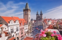 Prag i Dresden